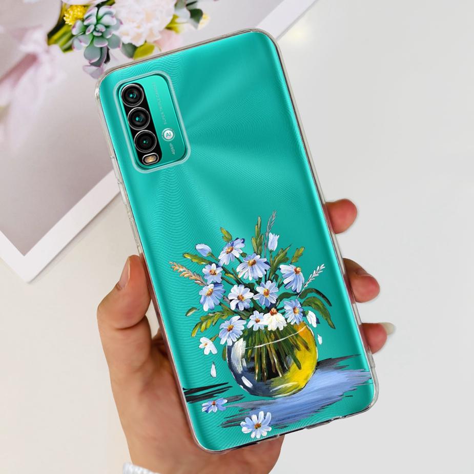 For Xiaomi Redmi 9T Case Cute Fashion Painted Cover Clear Silicone Phone Case For Xiaomi Redmi 9T Redmi9T Back Cover 6.53'' Bags