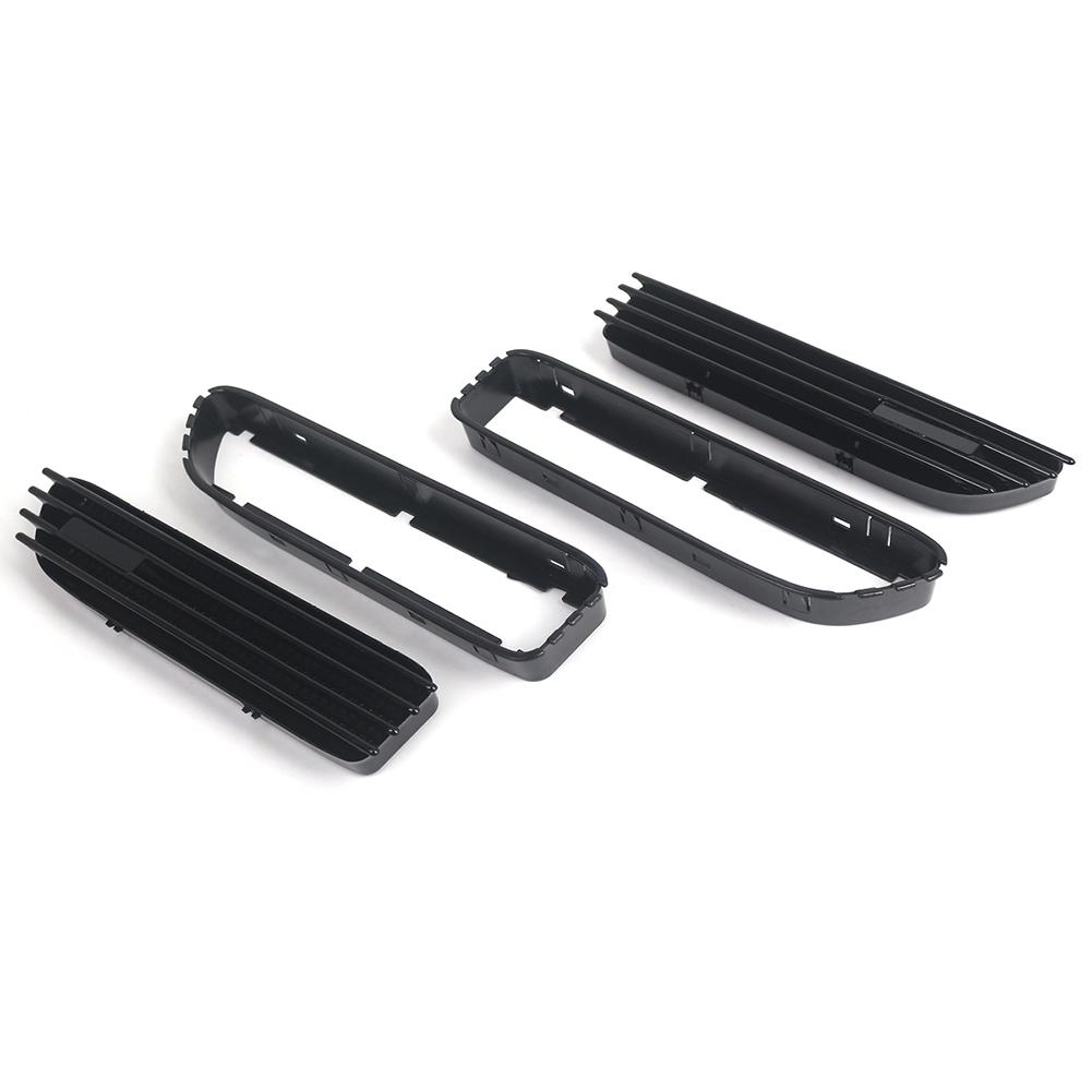 Glossy Black Car Side Grill Fender Vent Grille For BMW E46 For M3 2001-2006 51137895914 Car Exterior Parts Direct Installation