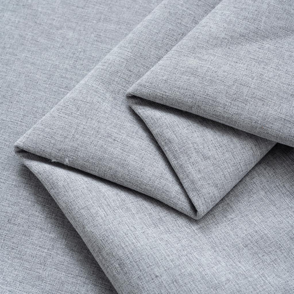 Thickened Plain Linen Fabric By The Meter for Sofa Cloth Cover Seat Cushion Throw Pillow Tablecloth Diy Sewing Cloth Soft Gray