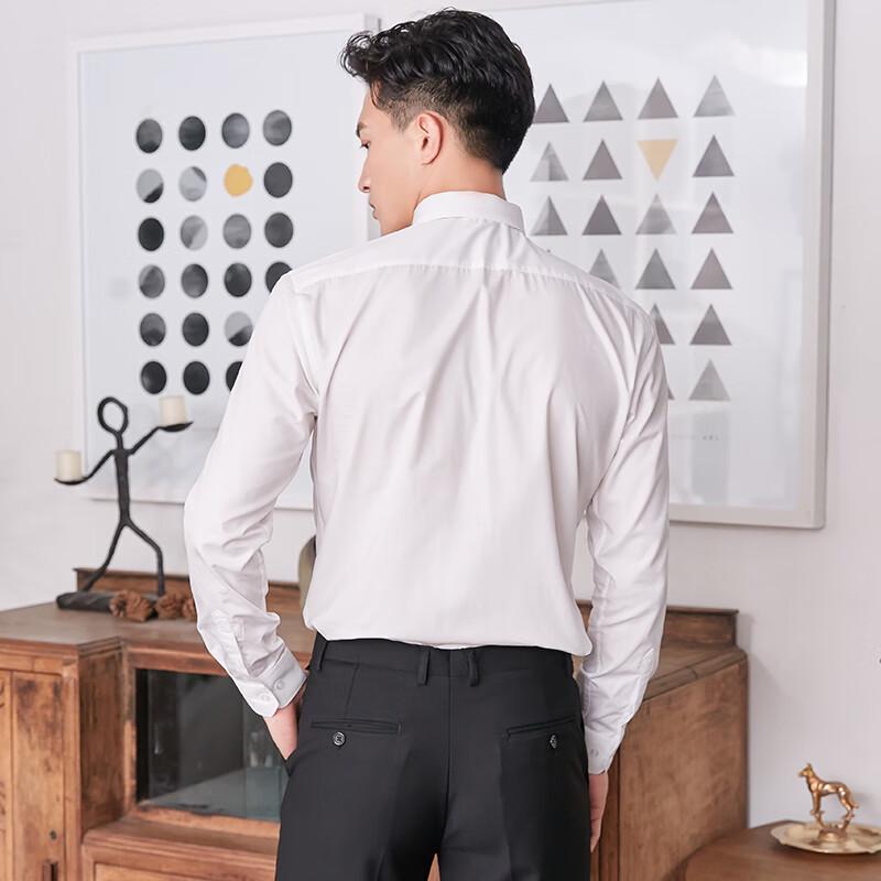 Tromann Unisex Pure Cotton DP Non-Iron Long Sleeve Shirt