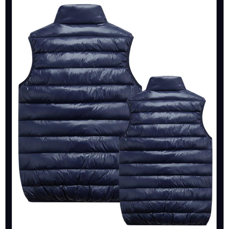 2024 Herbst und Winter Neue dicke Daunen-Baumwollweste Junge Herrenweste Rock Trendy Große Größe Herren Trendy Casual Große Größe