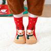 5pairs Baby Kids Cartoon Christmas Holiday Toddler Children's Socks  5-10 Years Old Gift Kids Girls Fashion Short Socks