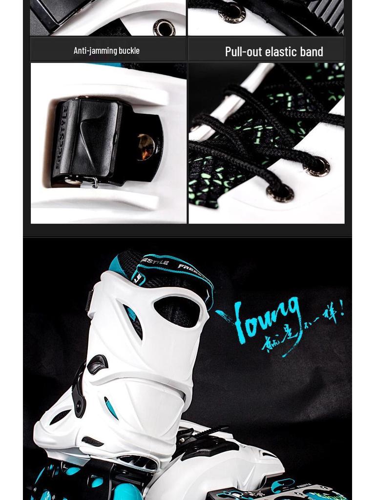 Freestyle Fesmo Inline Roller Skates for Adults - Unisex Figure and Flat Ground Skating