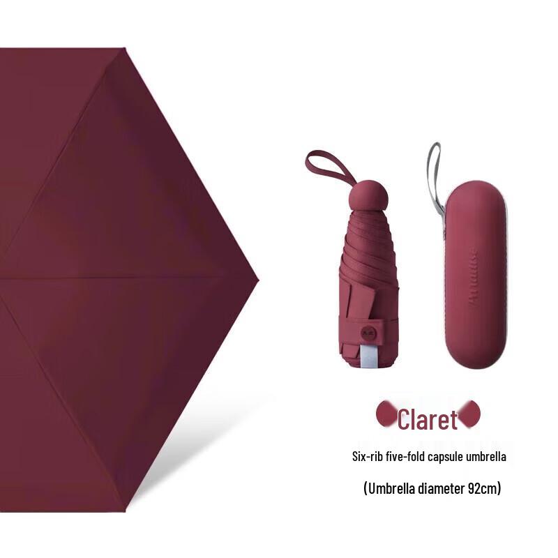 Paradise Mini 5-Fold UV Protection Capsule Umbrella