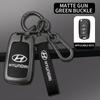 For Hyundai i20 i30 ix20 ix25 ix35 Elantra Accent Zinc Alloy Leather+TPU Car Remote Key Case Fob Cover Auto Interior Accessories