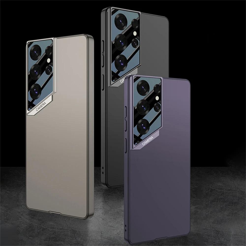 Skin Feel Plastic Hard Shell  Shockproof Galaxy S25 S24 Ultra Phone Case for Samsung Galaxy S25 S24 S23 Ultra Protective Cover