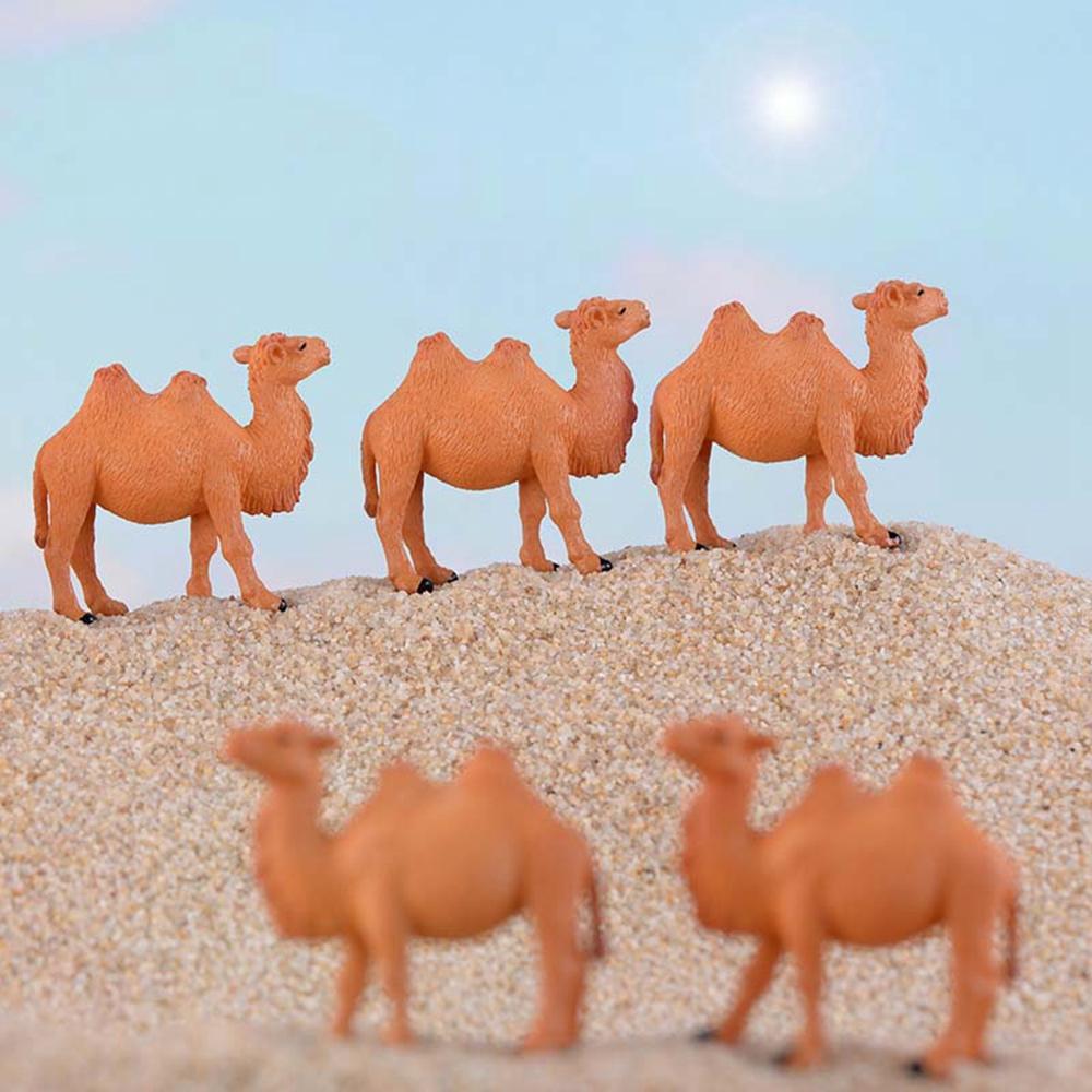 Desert DIY Accessories Camel Model Glass Decor Home Decoration Miniature Figurines Fairy Garden