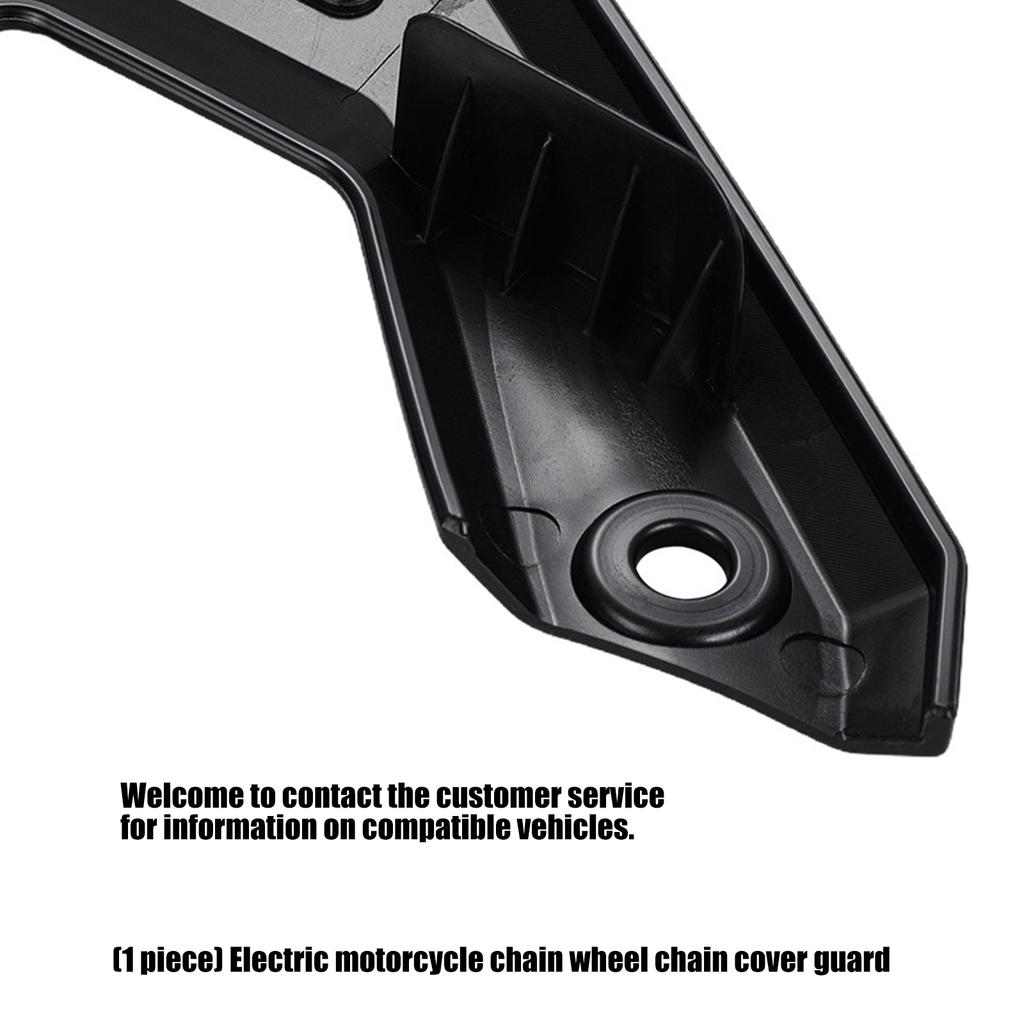 Quiet Ride Electric Motorcycle Chain Cover Reduces Noise Electronic Dirt Bike Sprocket Chain Guard Plastic