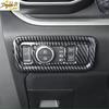 Carbon Fiber Headlight Switch Button Trim Cover Fits For Ford Explorer -