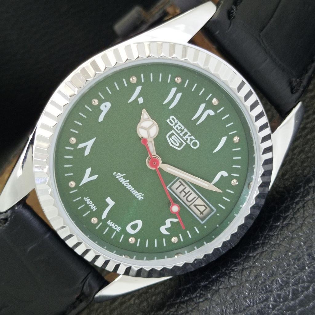 

REFURBISHED VINTAGE SEIKO 5 AUTOMATIC 6309A JAPAN MENS ARABIC WATCH a441515-5 Sk-a441515