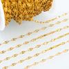 2Meters Multi-Size Stainless Steel Sunflower Thin Chain Radial Lines O Shape Chain Jewelry Making DIY Necklace Bracelet Supplies