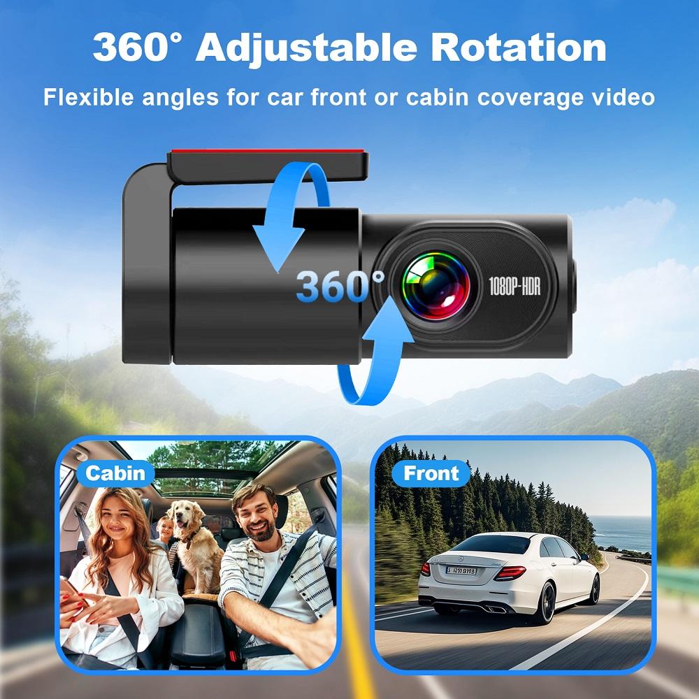 Brand New High-definition Dashcam with Wireless WiFi and Smartphone Connectivity, Featuring Night Vision