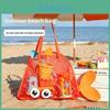 Kinder Netz-Strandtasche mit großen Augen für Sandspielzeug und Wassersachen