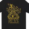 Palace X Lotties Dragon Print Graphic Short Sleeve T-Shirt Unisex Tops Black P20TS059