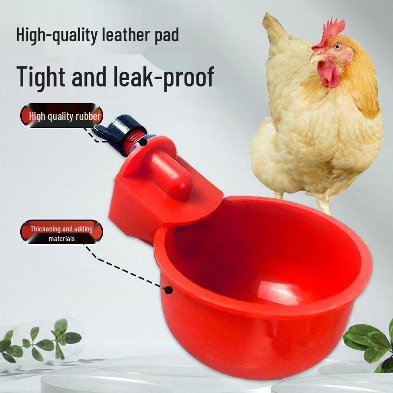 Automatic Poultry Water Feeder with Bucket for Chicken, Duck, Goose & Bird