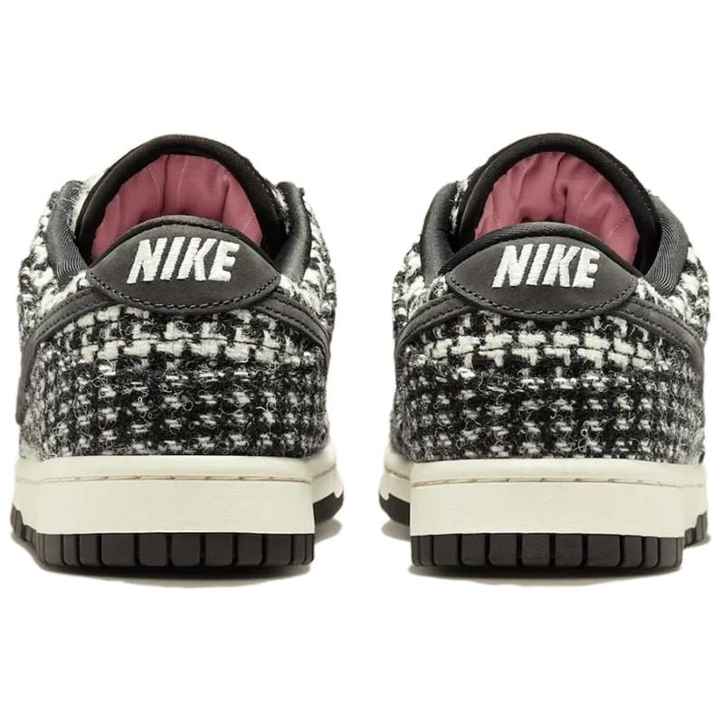 Harris Tweed X Nike  Dunk Low Black Phantom Women Sneakers HQ5036-901