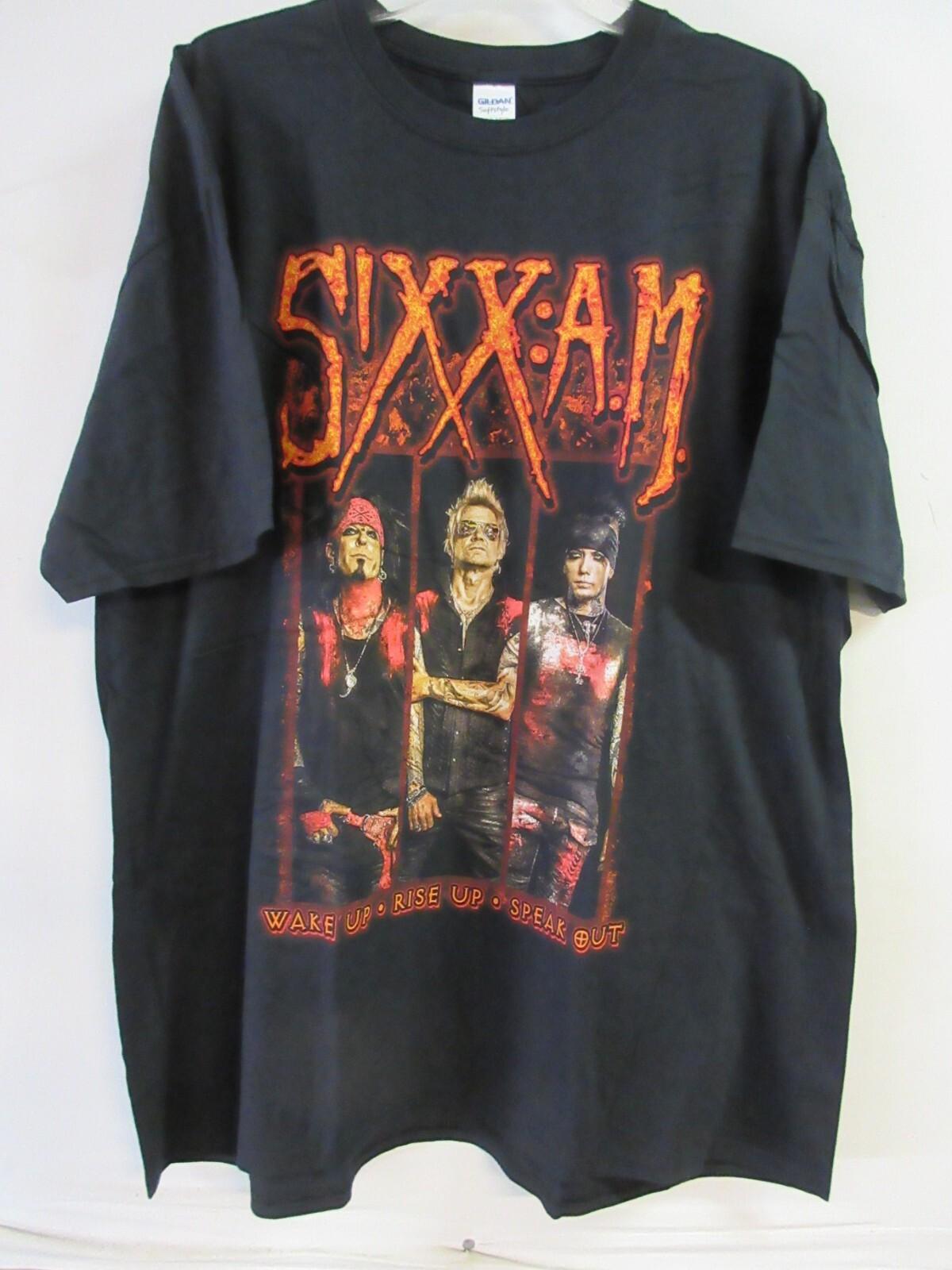 SIXX AM OFFICIAL MERCH 2016 TOUR BAND CONCERT NIKKI SIXX MUSIC  3XL / XXXL Unisex T-Shirt M