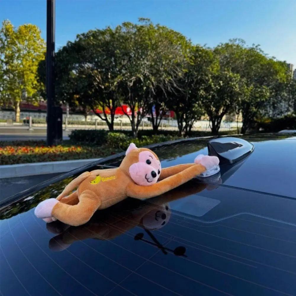Schnell lösbar Kreativität Affen Plüschtiere Hängender Affe Gibbon Affen Puppe Anhänger Auto Anhänger