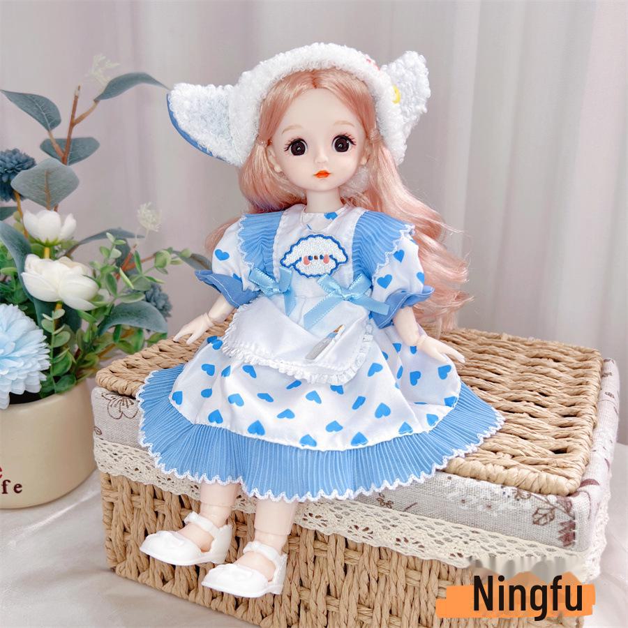 30 Cm Cute Princess Doll Set - 20 Joint BJD Girl, Perfect Birthday Gift