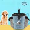 Dog Treat Pouch Easily Carries Kibble and Toys Built-In Poop Bag Dispenser Waterproof Fabric Professional Pet Training Waist Bag