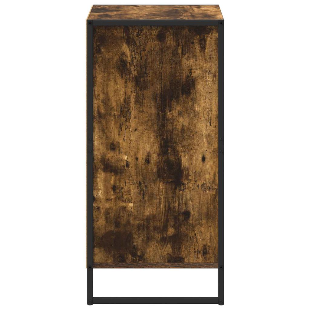 Sideboard Smoked Acacia 43 X 36 X 75.5 Cm Engineered Wood
