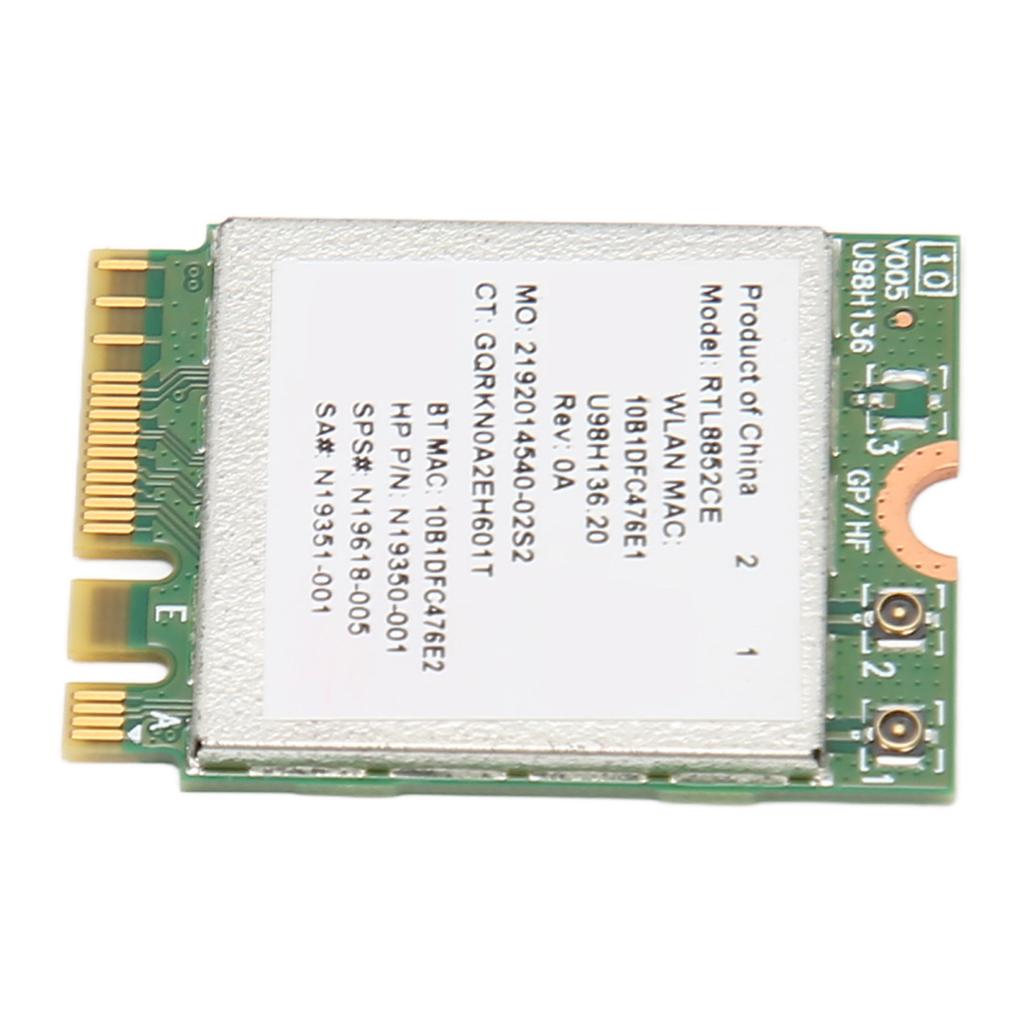 WiFi 6E Wireless Card 2.4GHz 5GHz 6GHz 5374Mbps NGFF BT5.3 Low Delay Wireless Network Card for Computer Networking