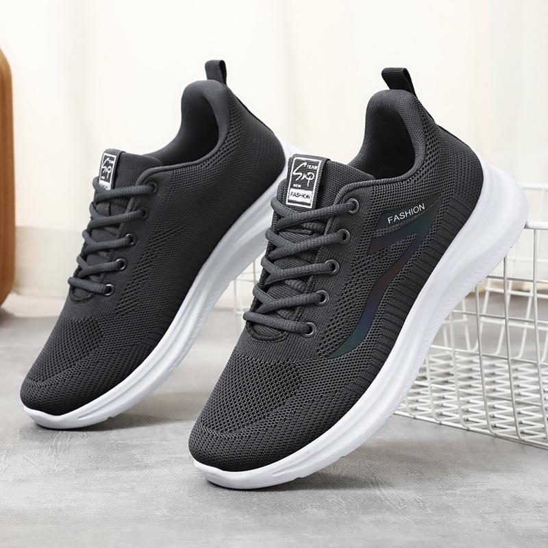 Men's Korean Style Breathable Summer Running Shoes - Lightweight & Comfortable Casual Sports Sneakers