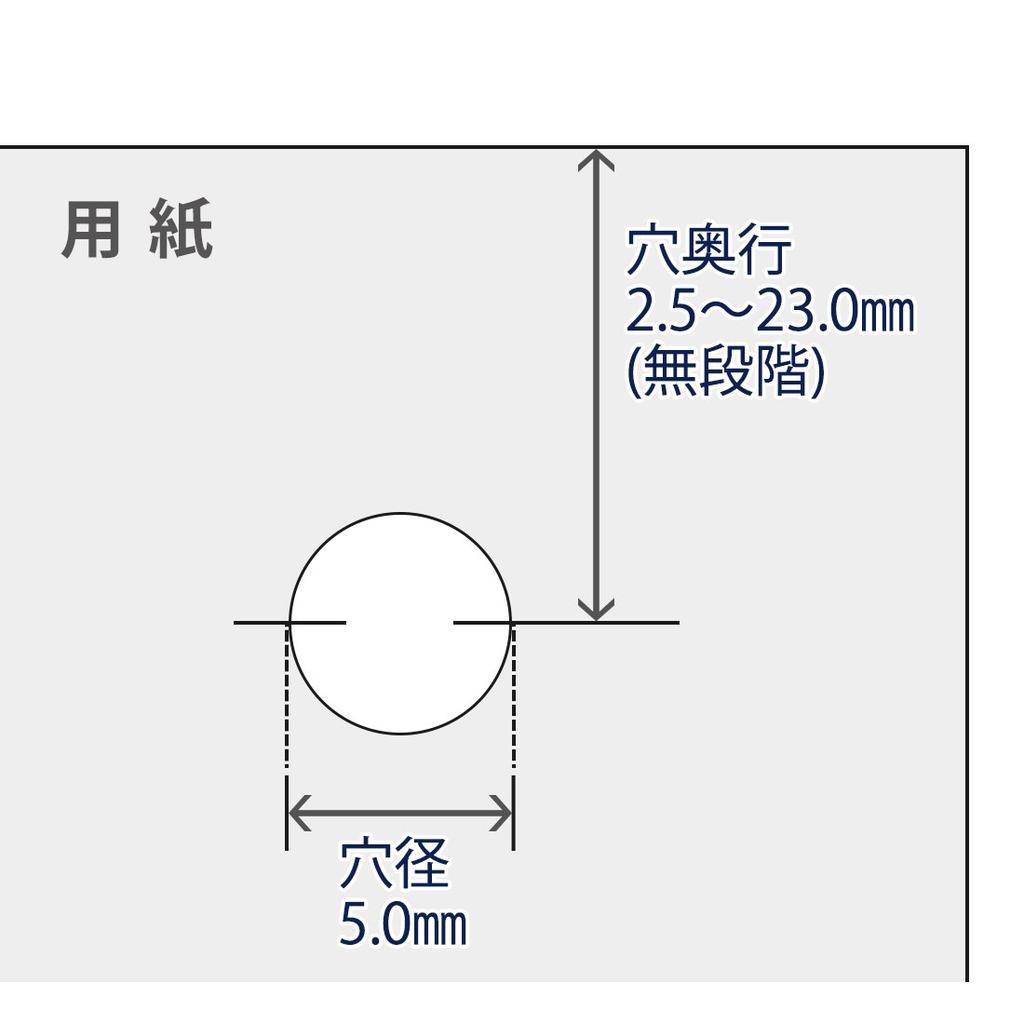 Plus Super Rod Punching Capacity 55 Punch, 1-Hole, Drill, Sheets, No. 8B, 25-799