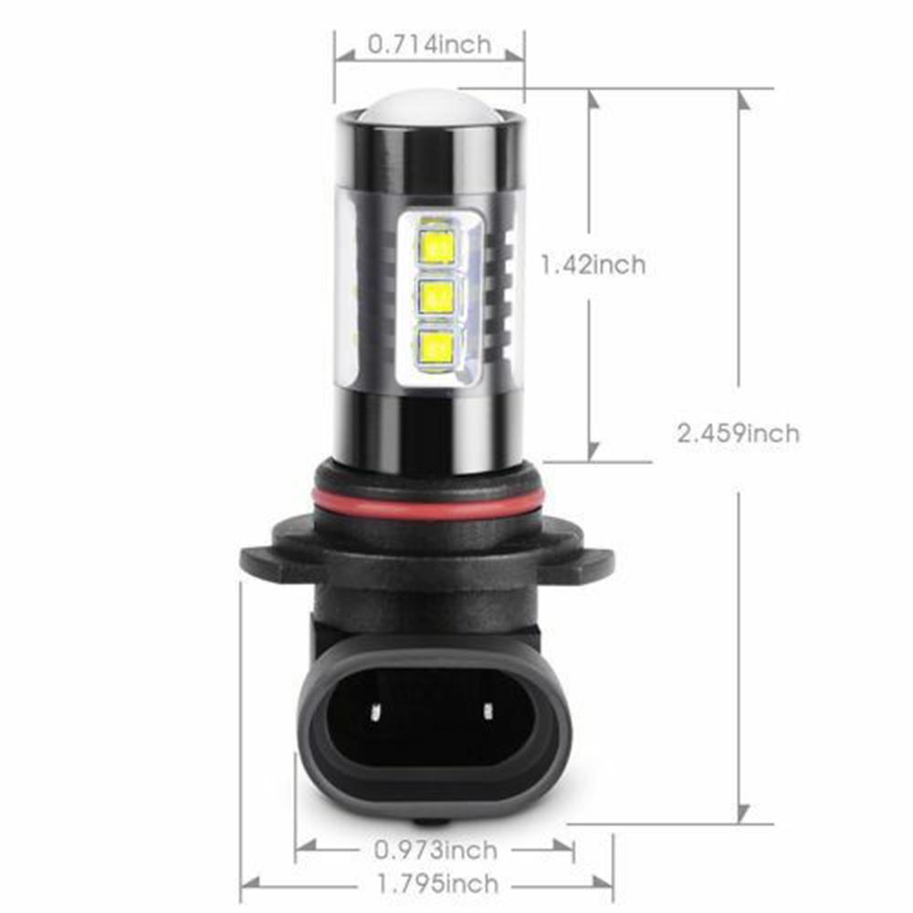 Ice Blue 9006 LED Headlight Bulbs (2) For Can-Am Renegade ATVs - 8000K, 4000 Lumens, 5-Year Warranty