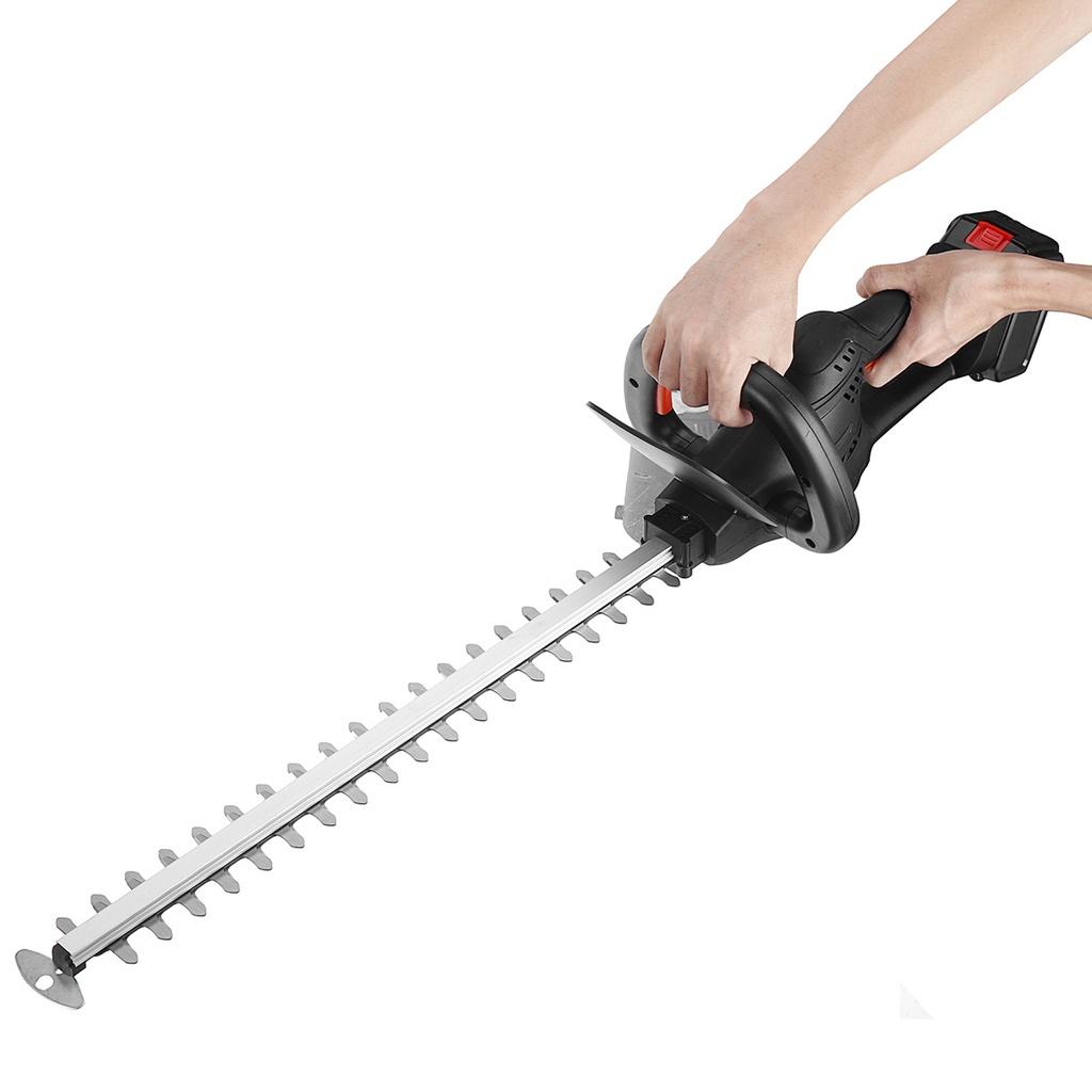 Hedge Trimmer Brushless Cordless Hedge Trimmer Batteries 18V Dual Action Pruning Saw Hedge Cutter Rotating Handle Tools