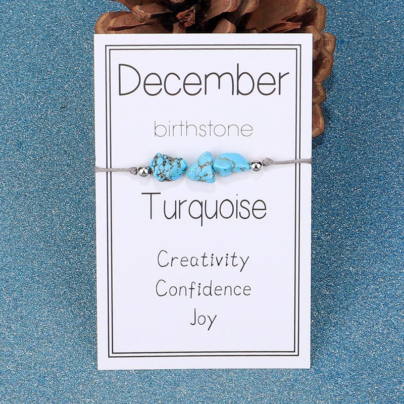 

Natural Irregular Stone Bracelet For Women Men Colorful Quartz Crystal Stones Month Birthday Bracelets Aesthetic Charm Zircon