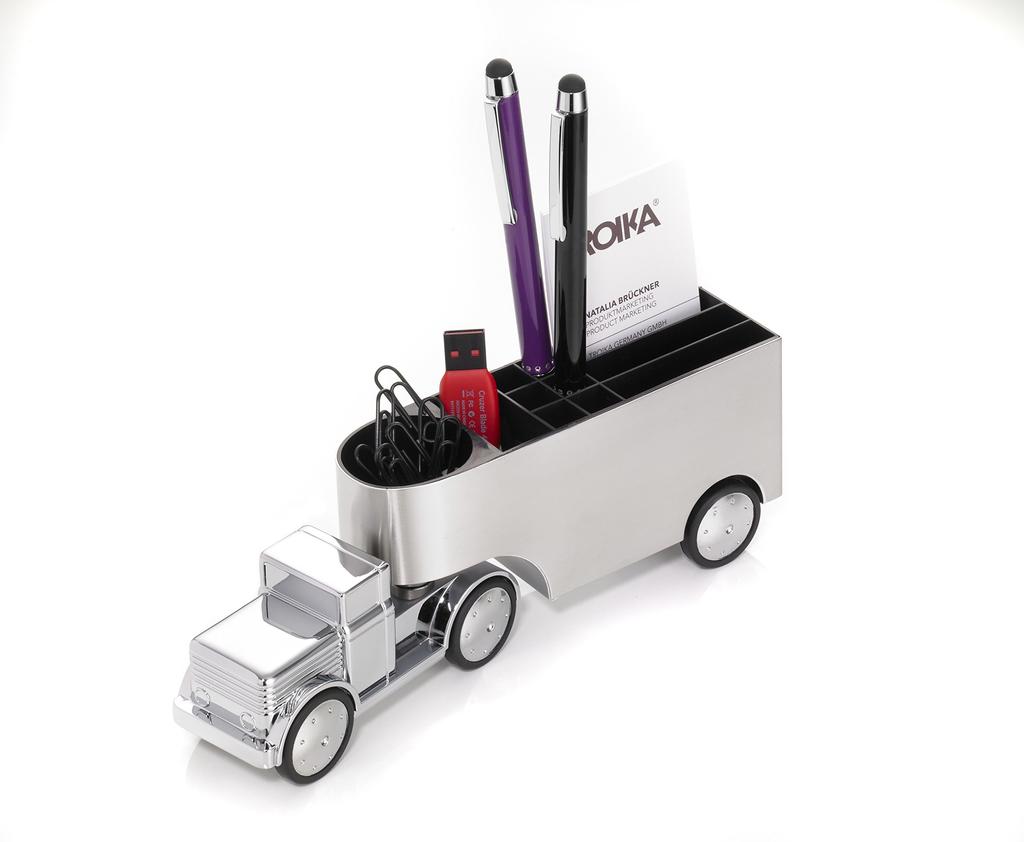 TROIKA Trailer-Style Paperweight Office Tracker
