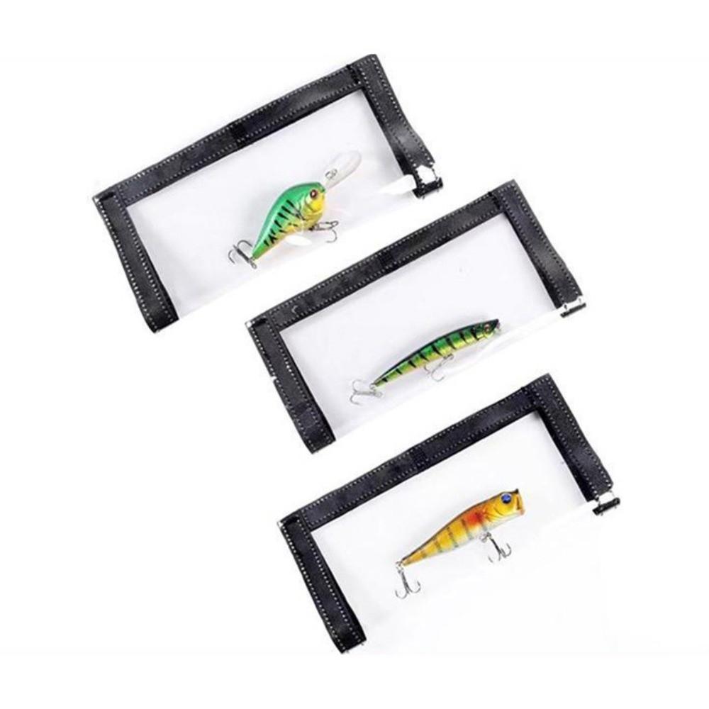 12PCS Water-Resistance Bait Storage Protector Clear Fishing Bait Wraps  Saltwater Fishing
