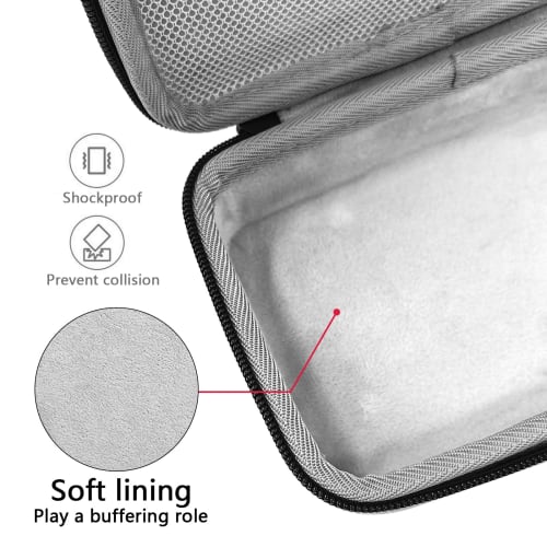 Musiin Travel Case for Focus Scarlett 2i2 4th Generation Audio Interface, Hard Shell Perfect Match 2i2 Protective Travel Carrying Bag (Gray)