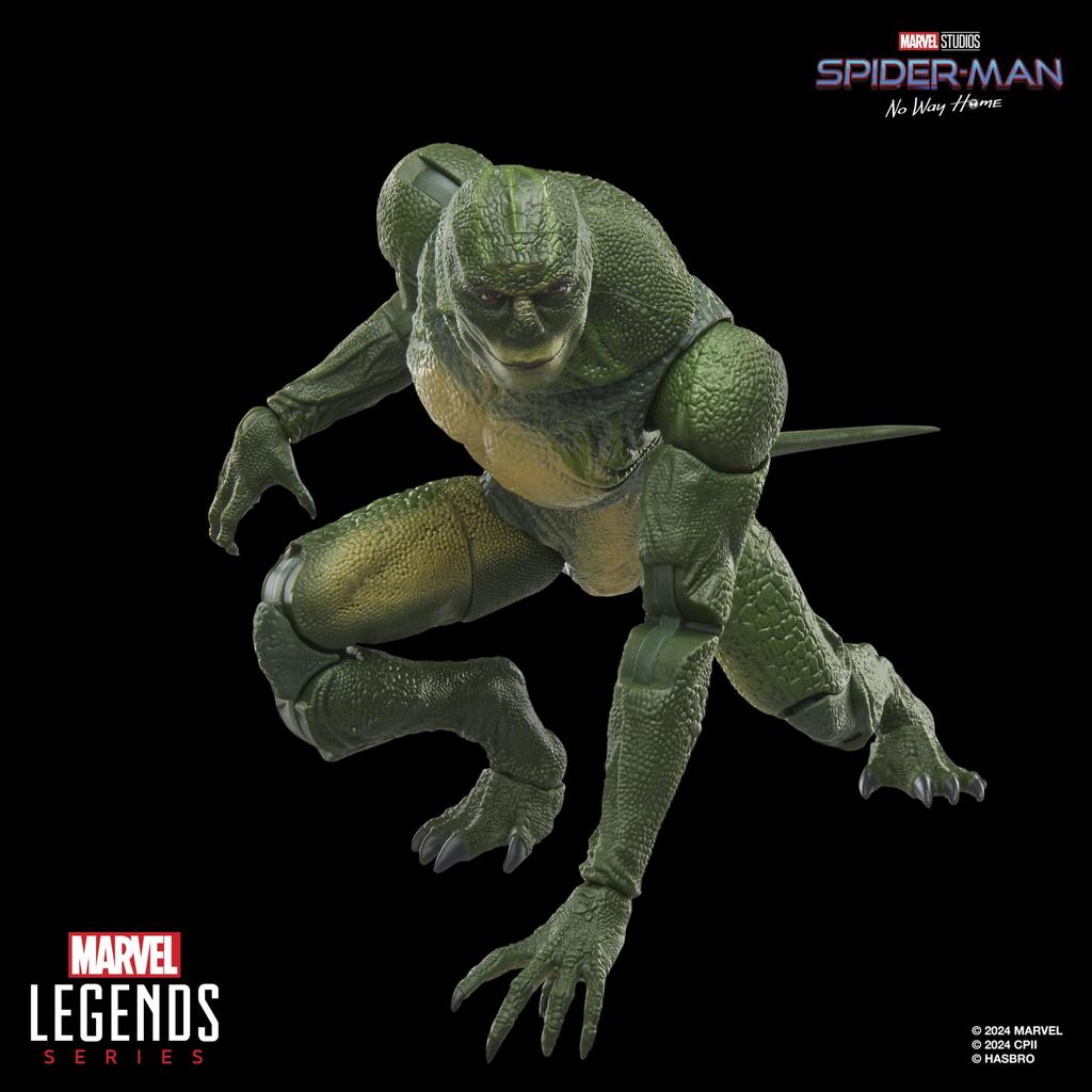 Hasbro Marvel Legends Series No Way Home Deluxe Collectible Action Figure Authentic Lizard, Spider-Man 7.5-inch G0593,