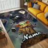 Personalized Name Yoda's Legacy Living Room Non-Slip Area Rug Soft Carpet for Bedroom Kids Playroom Sofa Office Home Decor Doormat