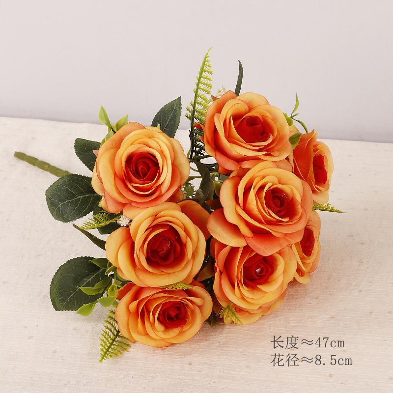 

Simulation flower wedding bouquet wedding decoration fake flower ornament simulation rose