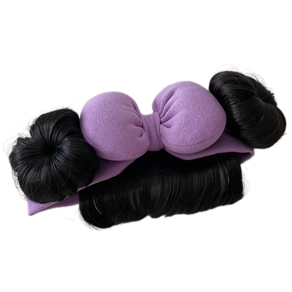 New Year Hair Accessories,Cute Bow Baby Girl Wig Hat Hairpiece Christmas Newborn Children Kids Girls Cosplay Headbands Headwear