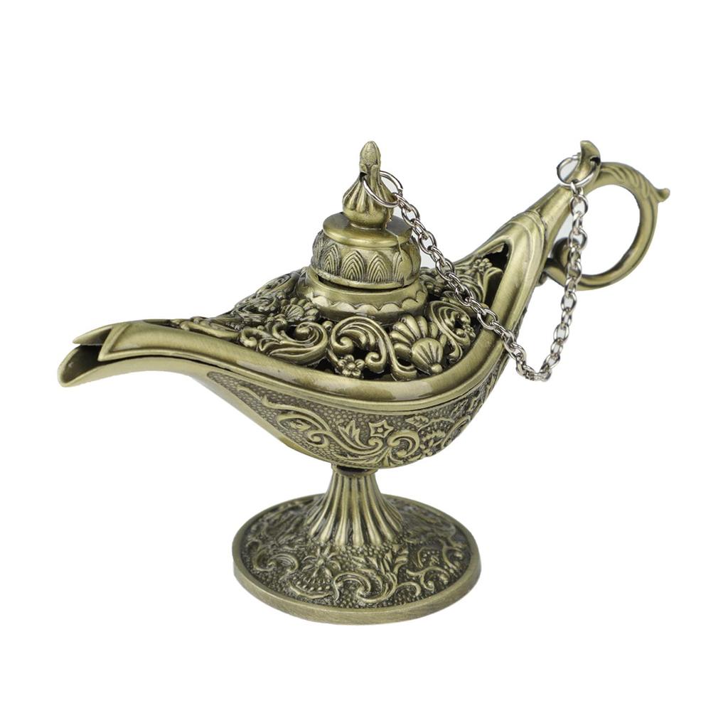 Aladdin Lamp Incense Burner with Lid, Aladdin and the Magic Lamp, Cosplay Wear, Lamp, Arabian Nights, Craft, Incense Holder, Indian Style, Trinket