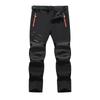 Pantaloni termici de exterior pentru bărbați cu protecție la genunchi Rezistenți la apă Pantaloni de schi