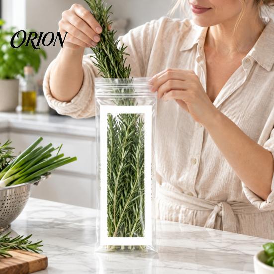 Large Capacity Food Bags Reusable Fresh-keeping Bags, Extra Long Sealable Storage Double Silicone for Meal Prep Layer Leakproof Seal Plastic