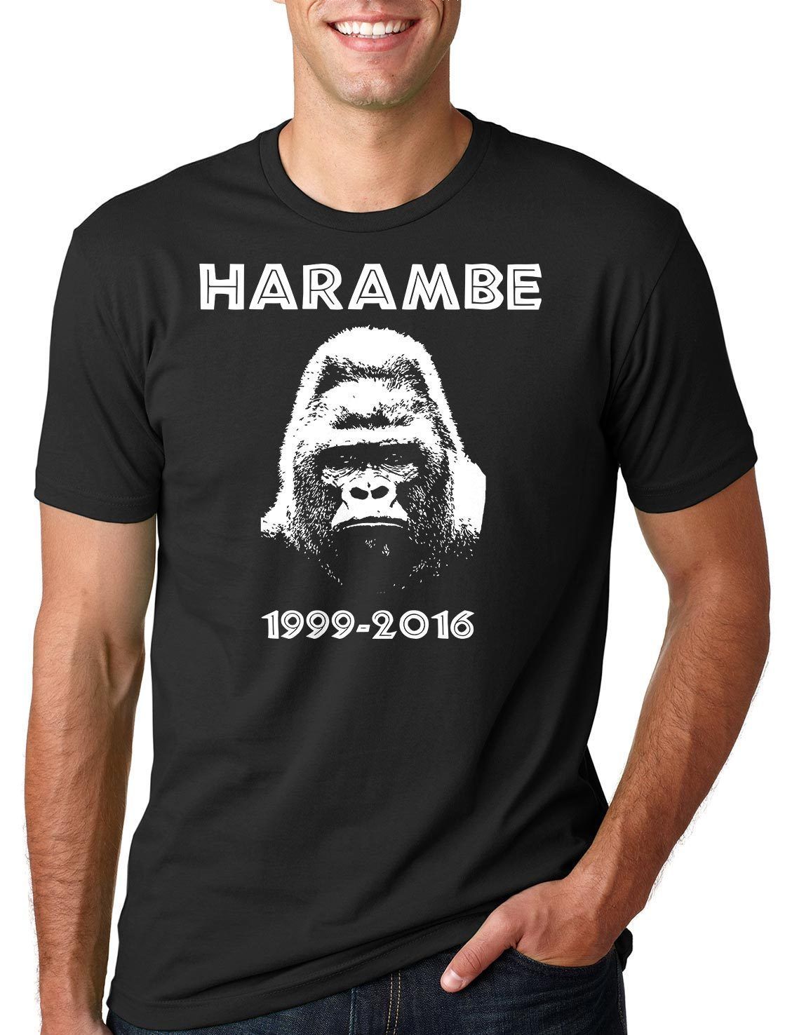 Harambe T-shirt Harambe Gorilla Tee Shirt RIP Harambe Tee M