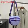 Minimalist Nylon Crossbody Bag With Zipper Closure For Daily Casual Wear