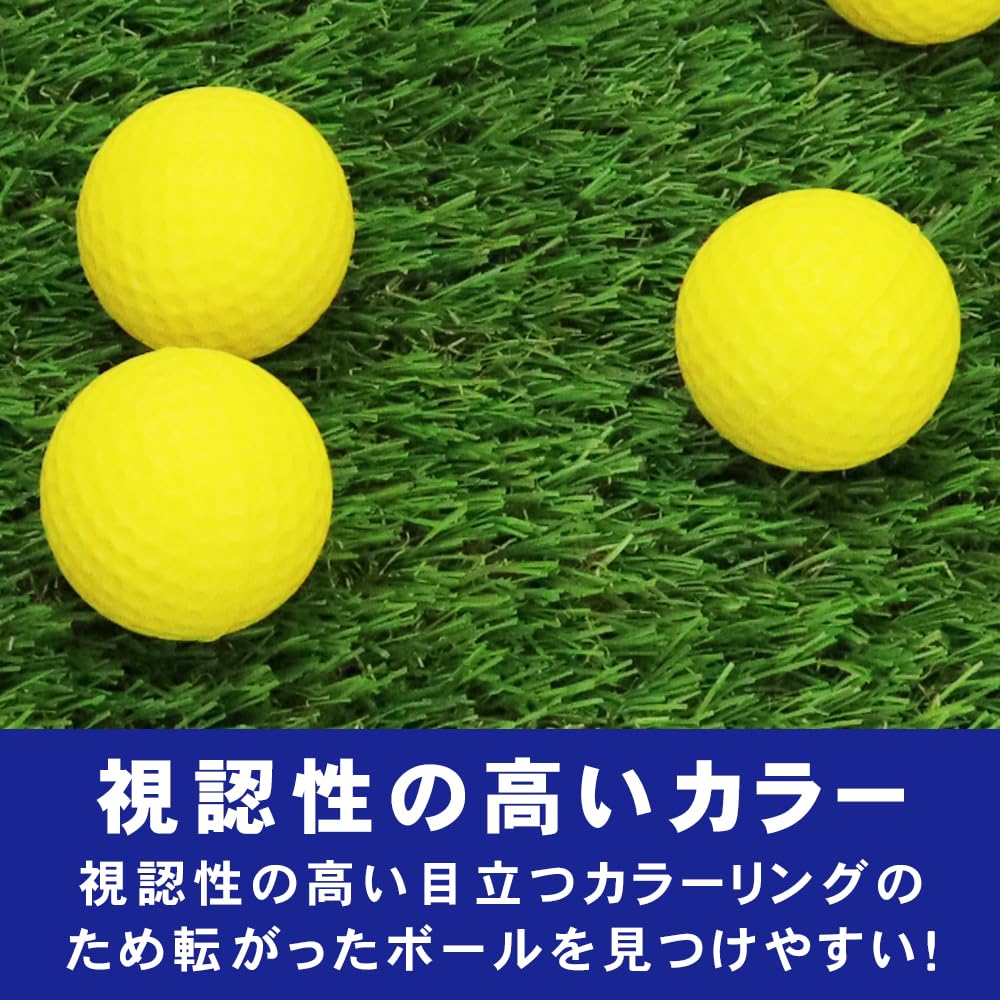 Training Golf Balls, Indoor Specification, Impact Practice, 12 Ball Set,
