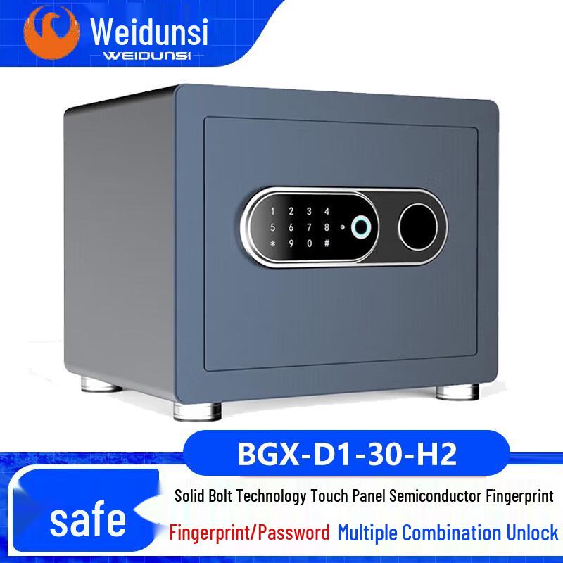 Weidunsi Smart Steel Anti-Theft Safe with WiFi Monitoring