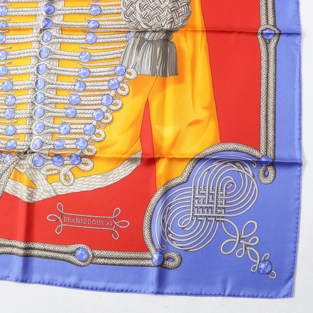 Pristine HERMES scarf Galons et Brandebourgs silk Women Used