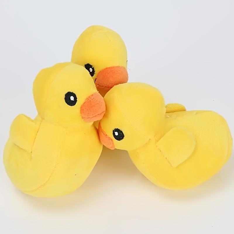 2pcs Interactive Squeaky Plush Duck Dog Toy Durable Play and Teeth Grinding All Breeds Interactive Pet Companion Dog Accessories