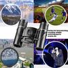 3000X22 Powerful Binoculars Long Range BAK4 Telescope HD Portable Folding Low Light Monocular For Outdoor Hunting Camping