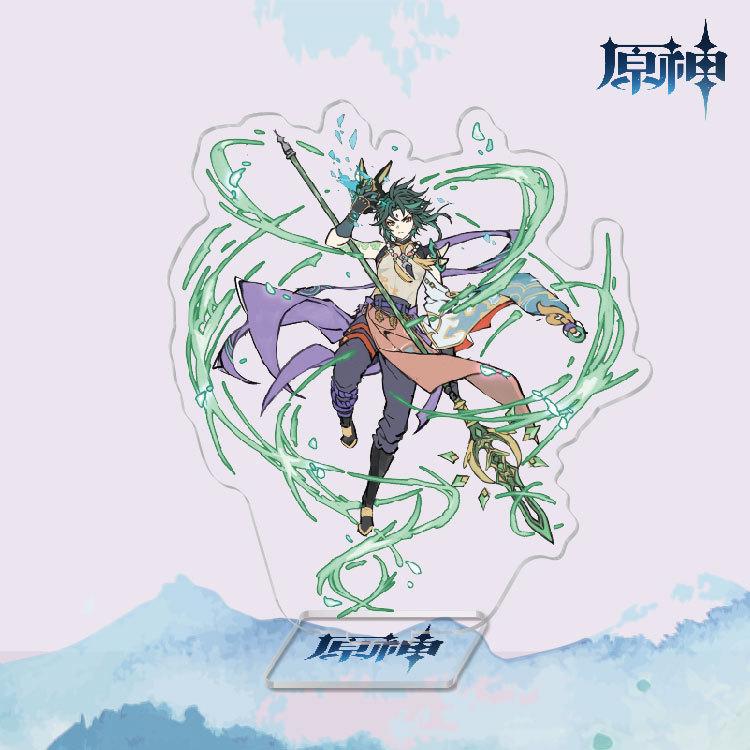 Spiel Modell Impact Acryl Cosplay Charakter Stand Acryl Figur Stand bemalt Schreibtisch Dekor Ornament Geschenk