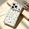 White Puppy Is Suitable for Apple Huawei Mobile Phone Case, Transparent iPhone16Pro/17promax High-end Niche